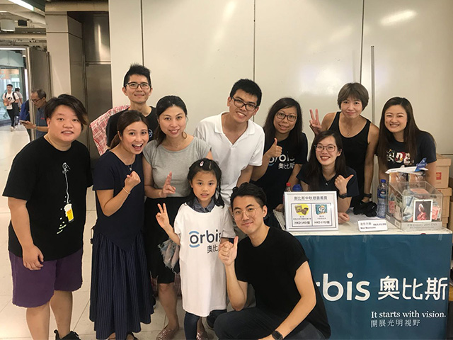 Keeps Fighting against Blindness with Orbis HK