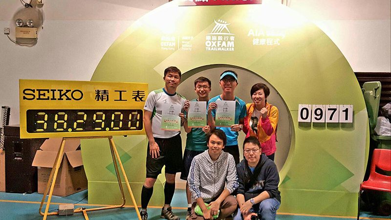 Takes up Oxfam Trailwalker Challenge  