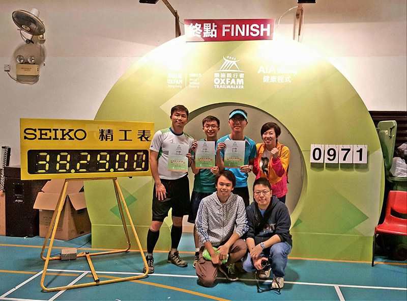 Takes up Oxfam Trailwalker Challenge  